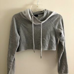 Cropped Thin Hoodie